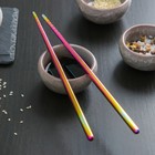 Палочки для суши Bacchette, длина 21 см, цвет хамелеон - Фото 2