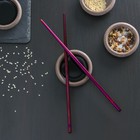 Палочки для суши Bacchette, длина 21 см, цвет фиолетовый - Фото 3