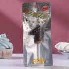 Свеча в торт «Шоколадная глазурь», цифра 1, 3.8 см - Фото 3