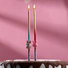 Свеча в торт "Заячьи ушки", 14,5 см, МИКС - фото 7525177