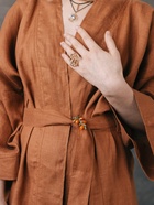 Брошь «Облепиха», цвет оранжево-зелёный в серебре - Фото 5