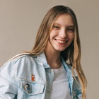 Значок «Графичные животные», лиса, оранжево-белый в золоте - Фото 2