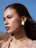 Серьги металл «Геометрия» заворот, цвет золото - Фото 8