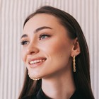 Серьги-кольца «Гвоздики» кручённые, d= 3 см, цвет серебро - Фото 2