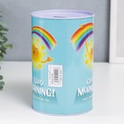 Копилка металл банка "Счастливые смайлы" МИКС 15,5х10х10 см - фото 44360942