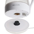 Чайник электрический WILLMARK WEK-1708G, стекло, 1.7 л, 2200 Вт, LED-подсветка, белый - фото 51334789 Чайник электрический WILLMARK WEK-1708G, стекло, 1.7 л, 2200 Вт, LED-подсветка, белый - фото 51334789