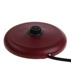 Чайник электрический WILLMARK WEK-2005G, стекло, 2 л, 2200 Вт, LED-подсветка, бордовый - фото 51627088 Чайник электрический WILLMARK WEK-2005G, стекло, 2 л, 2200 Вт, LED-подсветка, бордовый - фото 51627088