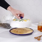 Блинница Доляна «Лимон», d=23 см, цвет белый - Фото 6