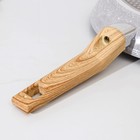 Сковорода Magistro Natural, d=22 см, ручка soft-touch, антипригарное покрытие, индукция, кованый алюминий, серая - Фото 4