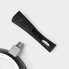 Сковорода Magistro Dark, d=20 см, съёмная ручка soft-touch, антипригарное покрытие, индукция, кованый алюминий, чёрная - Фото 7