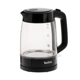 Чайник электрический Tefal KI840830, стекло, 1.7 л, 2200 Вт, чёрный 7770222