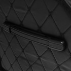 Органайзер кофр в багажник автомобиля HT-093, саквояж 36×32×29 см, экокожа, черный - Фото 3