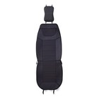Накидка на сиденье универсальная VOIN Cover Plain, экокожа, комплект 1шт, поролон 7мм,черный   77718 - Фото 4