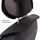Накидка на сиденье универсальная VOIN Cover Plain, экокожа, комплект 1шт, поролон 7мм,черный   77718 - Фото 5