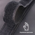 Подушка Siger «Автомобильная косточка», на подголовник автомобиля, перфорированная экокожа, чёрный - Фото 4