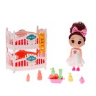 Набор мебели для кукол с малышкой и аксессуарами, МИКС 7135798