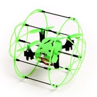 Квадрокоптер радиоуправляемый DRONE, работает от аккумулятора, цвет зелёный - Фото 3