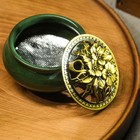 Курильница для любых благовоний "Нефрит" керамическая, зелёная - Фото 3