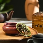 Курильница для благовоний, подставка для конусов TAKE IT EASY «Чароит», 9.5×7 см, керамика, сиреневая - Фото 2