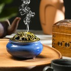 Курильница для благовоний, подставка для конусов TAKE IT EASY «Авантюрин», 9.5×7 см, МИКС - Фото 1