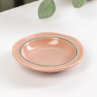 Соусник керамический «Крем», 8,7×1,6 см, цвет розовый - фото 9630126