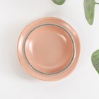 Соусник керамический «Крем», 8.7×1.6 см, цвет розовый 7557727