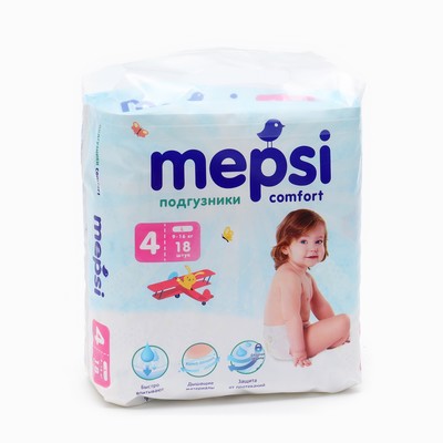 Подгузники «Mepsi», 9-16 кг, 18 шт/уп