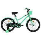 Велосипед 20" GRAFFITI Flower, цвет светло-зелёный - фото 2092779