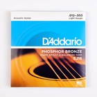 Струны для акустической гитары Light 12-53 D`Addario EJ16 PHOSPHOR BRONZE, фосфорная бронза 7733986 - фото 9630263