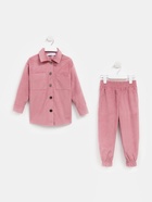 Костюм детский KAFTAN Velvet, размер 32 (110-116 см), розовый - Фото 4