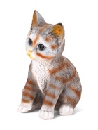 Садовая фигура из полистоуна «Полосатый Котёнок», 20×14×12 см - Фото 3