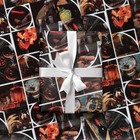 Бумага упаковочная крафтовая «Wine», 50 х 70 см (комплект 10 шт) - фото 59776984