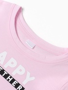 Футболка с длинным рукавом для девочки KAFTAN: Happy together, розовая, размер 30 (98-104 см) - Фото 10