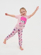 Пижама для девочки (футболка и легинсы) KAFTAN «Милая пони», розовая, размер 28 (86-92 см) - Фото 7