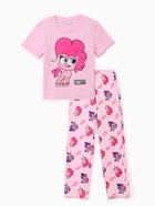 Пижама для девочки (лонгслив и брюки) KAFTAN «Милая пони», розовая, размер 30 (98-104 см) - Фото 8