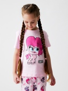 Пижама для девочки (футболка, брюки) KAFTAN «Милая пони», розовая, размер 32 (110-116 см) - Фото 6