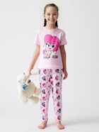 Пижама для девочки (футболка, брюки) KAFTAN «Милая пони», розовая, размер 34 (122-128 см) - Фото 3