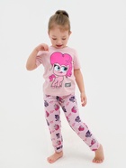 Пижама для девочки (лонгслив и брюки) KAFTAN «Милая пони», розовая, размер 34 (122-128 см) - Фото 6
