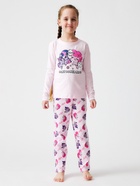 Пижама для девочки (лонгслив, брюки) KAFTAN «Пони», розовая, размер 34 (122-128 см) - Фото 3