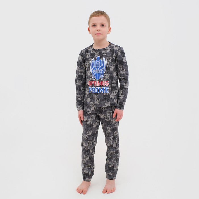Пижама детская для мальчика Трансформеры, рост 110-116