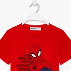 Футболка MARVEL "Spider man hero", рост 122-128 (34), красный 7660879 - фото 16409297