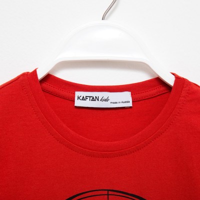 Лонгслив для мальчика KAFTAN «Паучок», красный, размер 34 (122-128 см)