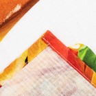 Полотенце банное вафельное Fast food 70×146 см, 100% хлопок, 160 г/м² - Фото 4