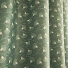 Штора портьерная Witerra Флора 160х260см, зеленый, блэкаут, пэ100% - фото 38696596