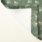 Штора портьерная Witerra Флора 160х260см, зеленый, блэкаут, пэ100% - фото 38696598