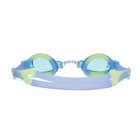 Очки для плавания Atemi S306, детские, PVC/силикон, цвет белый/голубой/сиреневый - Фото 3