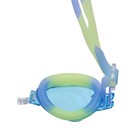 Очки для плавания Atemi S306, детские, PVC/силикон, цвет белый/голубой/сиреневый - Фото 4