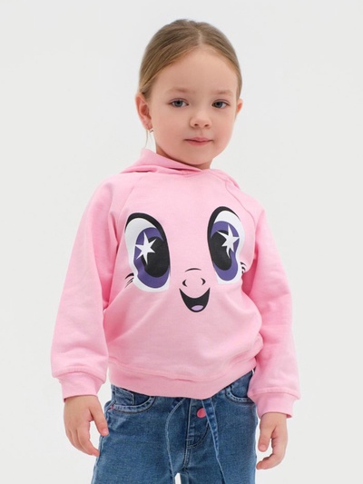 Худи для девочки KAFTAN «Пони», розовое, рост 110-116 см