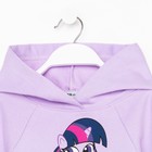 Худи для девочки «Искорка», My Little Pony, рост 86-92 см, фиолетовое 7453051 - фото 16375364