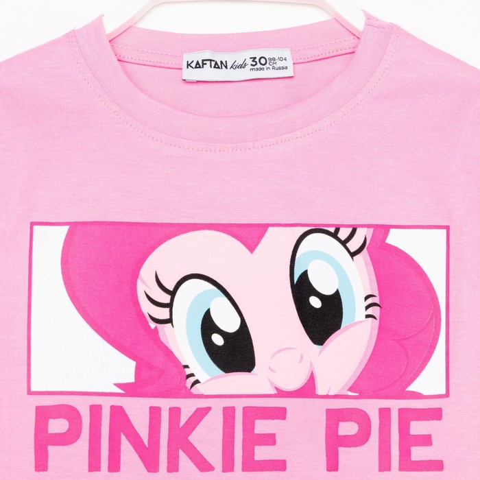 Футболка с длинным рукавом "Pinkie Pie", My Little Pony, рост 86-92 - фото 1907396078